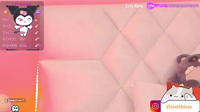 Violettbloss online show from 10/22/25, 03:18
