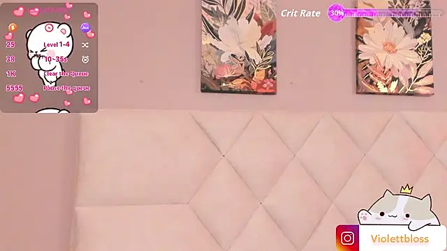 Violettbloss online show from 10/25/25, 03:25