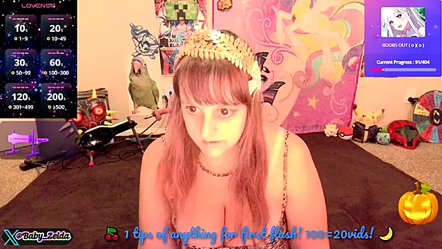 Snapshot of BabyZelda chatting on 10/31/25, 04:02 BabyZelda online show from 10/31/25, 04:02