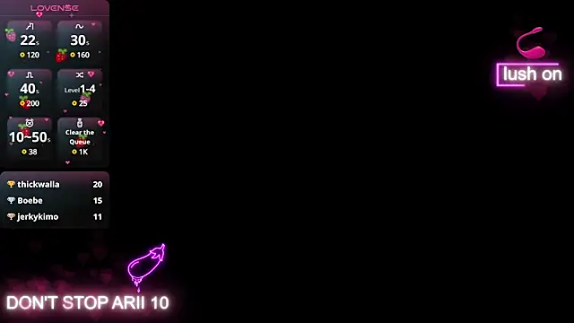 Arii vega  online show from 02/07/25, 04:27