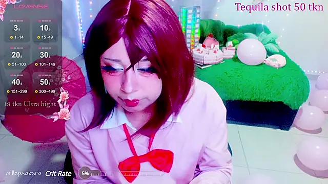 MilkyXSakura online show from 02/09/25, 02:28
