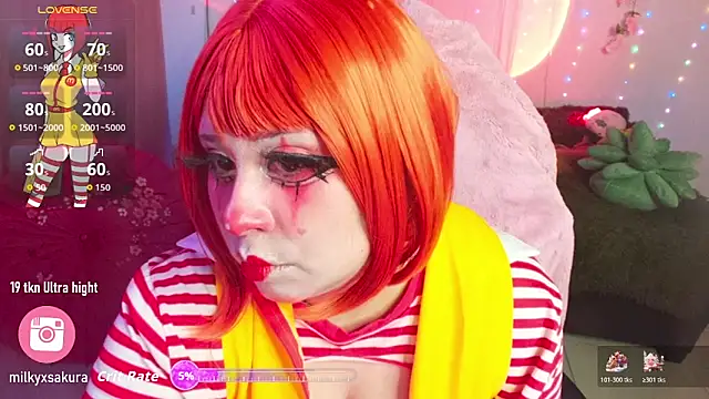 MilkyXSakura online show from 12/20/25, 12:07