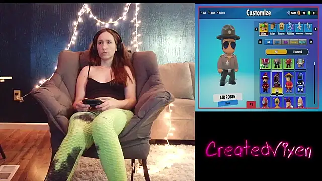 Snapshot of CreatedVixen chatting on 10/20/25, 01:22 CreatedVixen online show from 10/20/25, 01:22