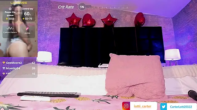 LottiCarter online show from 02/20/25, 08:17