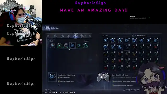Snapshot of EuphoricSigh chatting on 04/20/26, 05:05 EuphoricSigh online show from 04/20/26, 05:05