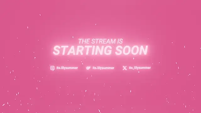 lilysummer1 online show from 01/18/26, 08:56