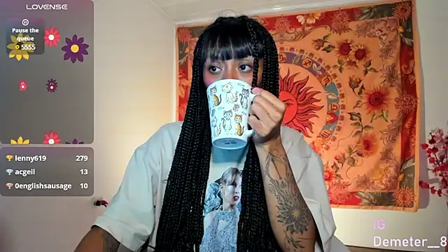 Snapshot of Demeter__ chatting on 02/24/25, 01:35 Demeter online show from 02/24/25, 01:35