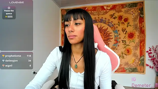 Snapshot of Demeter__ chatting on 03/08/25, 10:13 Demeter online show from 03/08/25, 10:13