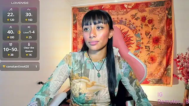 Snapshot of Demeter__ chatting on 03/10/25, 11:38 Demeter online show from 03/10/25, 11:38