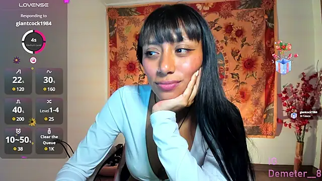 Snapshot of Demeter__ chatting on 03/14/25, 02:31 Demeter online show from 03/14/25, 02:31