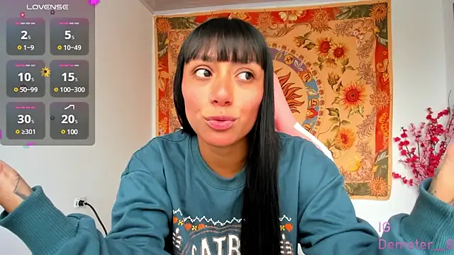 Snapshot of Demeter__ chatting on 03/14/25, 07:34 Demeter online show from 03/14/25, 07:34