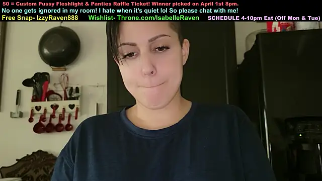 Snapshot of IsabelleRaven chatting on 03/27/26, 06:07 IsabelleRaven online show from 03/27/26, 06:07