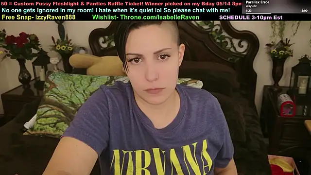 Snapshot of IsabelleRaven chatting on 04/21/26, 08:34 IsabelleRaven online show from 04/21/26, 08:34