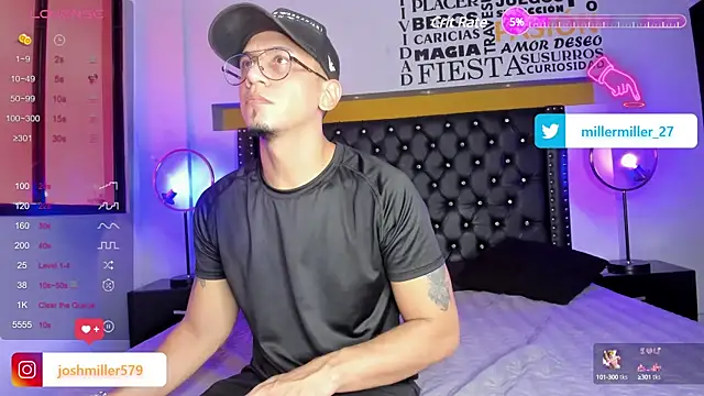 Snapshot of JoshMillerr_ chatting on 03/03/25, 08:00 JoshMillerr  online show from 03/03/25, 08:00