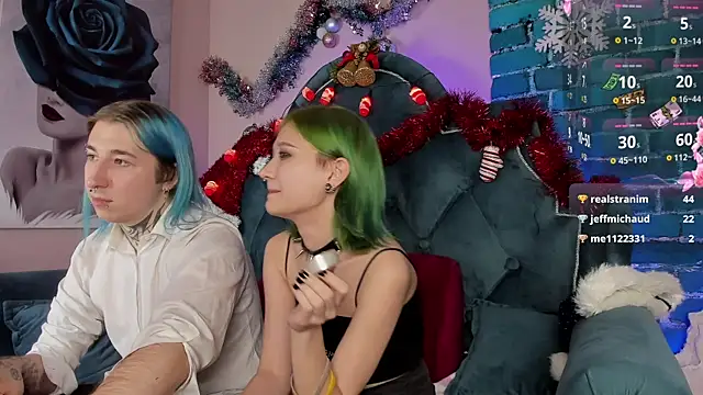 Snapshot of Milten-Trish chatting on 12/16/24, 11:39 Milten-Trish online show from 12/16/24, 11:39