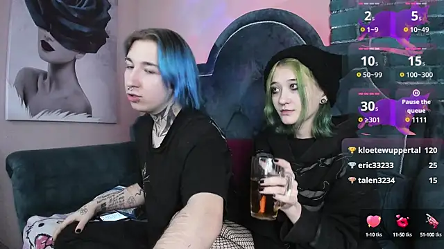 Snapshot of Milten-Trish chatting on 01/26/25, 12:26 Milten-Trish online show from 01/26/25, 12:26