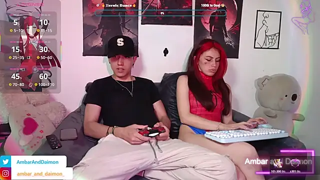 Ambar and daimon  online show from 10/31/25, 06:47