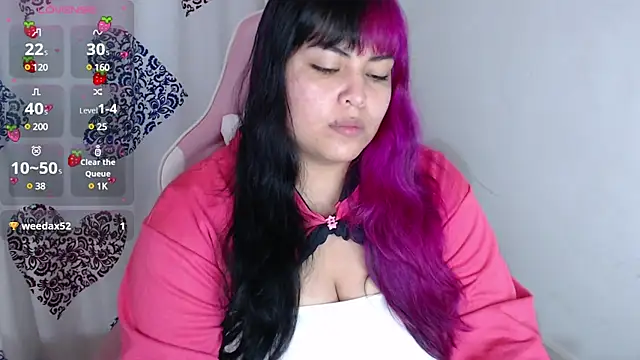 Snapshot of Pinky-Flower chatting on 02/12/25, 11:30 Pinky-Flower online show from 02/12/25, 11:30