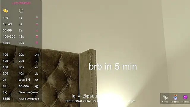 PauLaaCam online show from 09/18/25, 02:57