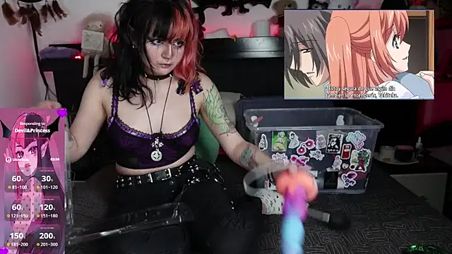 Snapshot of Devil_And_Princess chatting on 04/23/26, 04:24 Devil And Princess online show from 04/23/26, 04:24