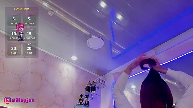 Snapshot of MilleyJones chatting on 03/13/26, 11:50 MilleyJones online show from 03/13/26, 11:50