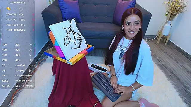 Snapshot of ViolethRosse chatting on 10/14/25, 07:14 ViolethRosse online show from 10/14/25, 07:14