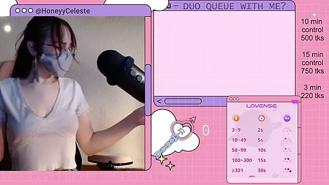 Snapshot of HoneyyCeleste chatting on 04/27/26, 08:18 HoneyyCeleste online show from 04/27/26, 08:18