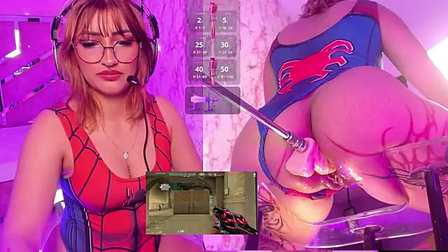 Snapshot of AriaNova_ chatting on 02/25/26, 12:48 AriaNova online show from 02/25/26, 12:48