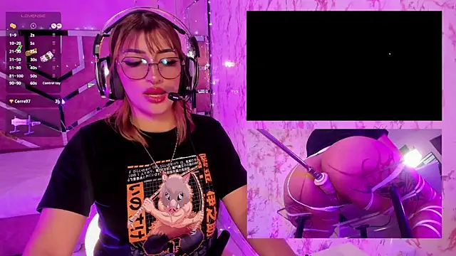 Snapshot of AriaNova_ chatting on 03/24/26, 01:05 AriaNova online show from 03/24/26, 01:05