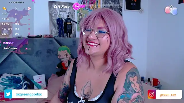 XxGreenGoodxX online show from 10/10/25, 07:13