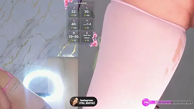 Snapshot of IrinaMonroee chatting on 06/28/26, 08:42 IrinaMonroee online show from 06/28/26, 08:42