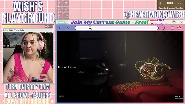 nevermakeawish online show from 03/20/26, 04:28