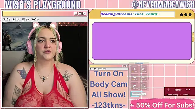 nevermakeawish online show from 03/28/26, 10:15