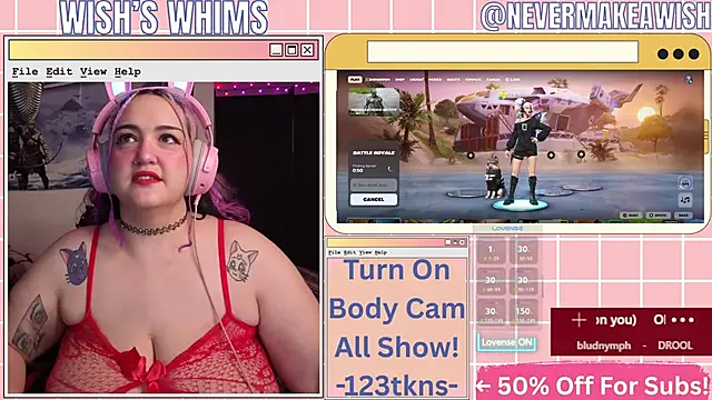 nevermakeawish online show from 05/23/26, 10:30