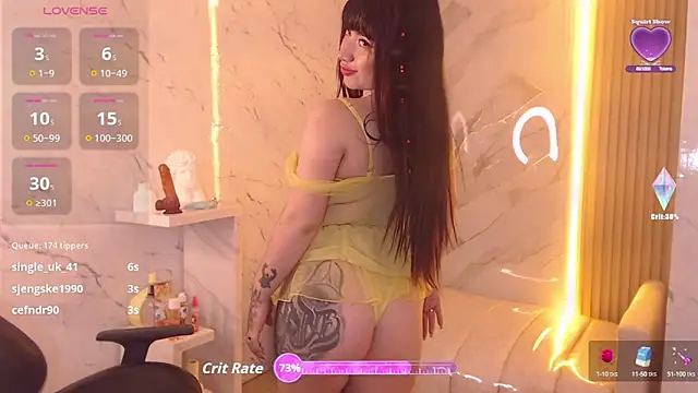 Sophia tf online show from 09/12/25, 01:17