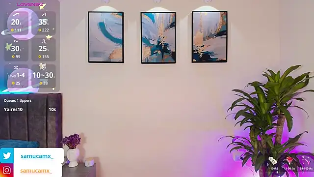 samucamx  online show from 11/10/25, 12:53