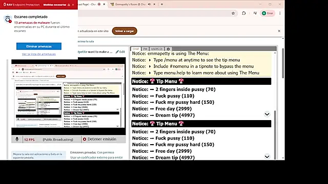 Snapshot of EmmaPetty chatting on 10/04/25, 10:13 EmmaPetty online show from 10/04/25, 10:13