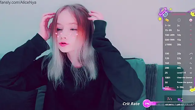 AliceNya cute online show from 10/15/25, 04:34
