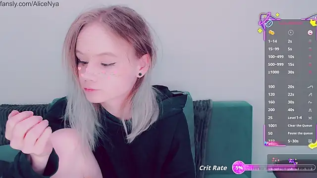 AliceNya cute online show from 10/16/25, 04:35