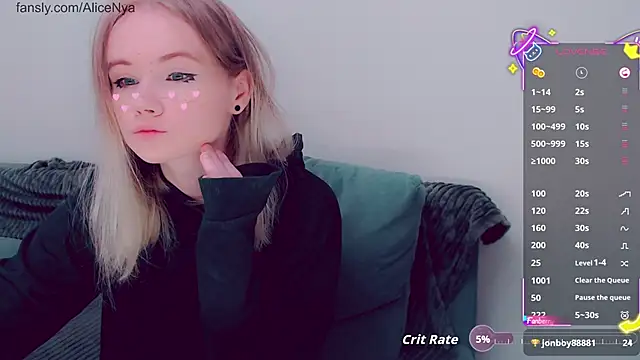 AliceNya cute online show from 11/30/25, 04:27