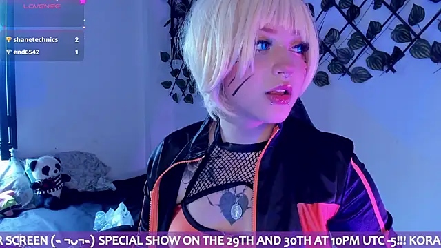 Snapshot of Kora_Red69 chatting on 06/22/26, 05:32 Kora Red69 online show from 06/22/26, 05:32