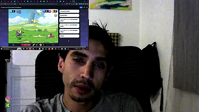 Snapshot of pequenouniverso69 chatting on 10/23/25, 02:11 pequenouniverso69 online show from 10/23/25, 02:11