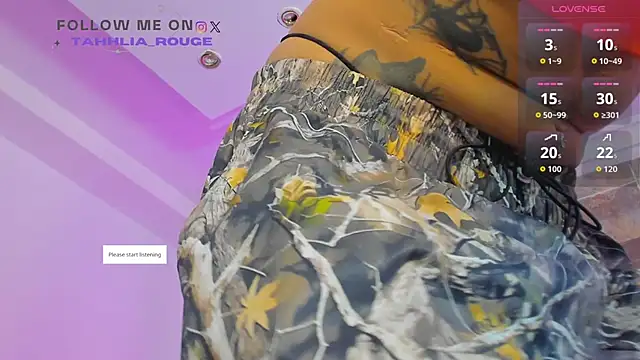 tahhlia rouge online show from 10/28/25, 07:16