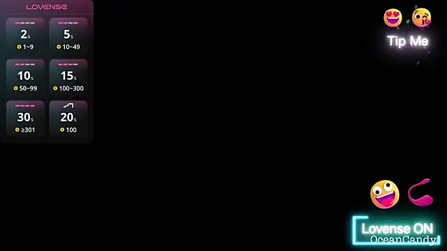 OceanCandy online show from 01/09/26, 03:59