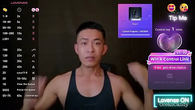 OceanCandy9 online show from 01/11/26, 01:49