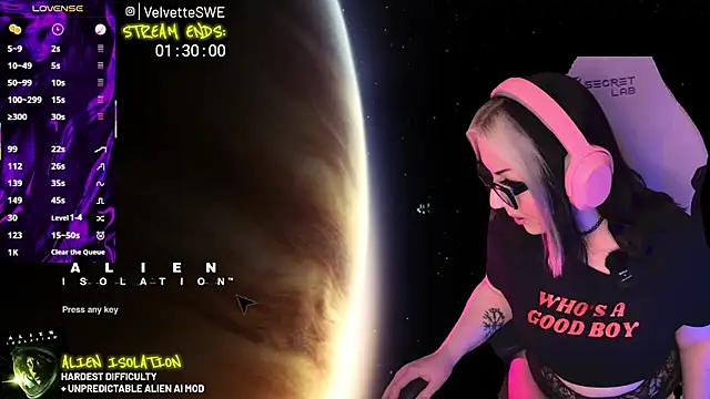 Snapshot of VelvetteSWE chatting on 05/30/26, 08:06 VelvetteSWE online show from 05/30/26, 08:06