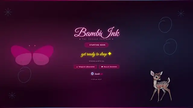 Snapshot of BambiInkXXX chatting on 04/21/26, 01:29 BambiInkXXX online show from 04/21/26, 01:29