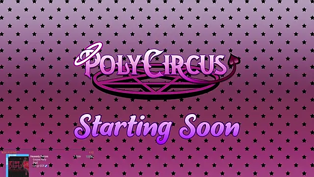 Snapshot of PolyCircus chatting on 06/18/26, 05:51 PolyCircus online show from 06/18/26, 05:51