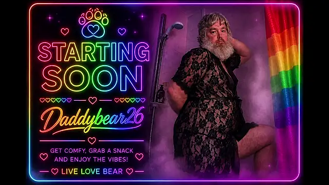 Snapshot of Daddybear26 chatting on 06/30/26, 02:29 Daddybear26 online show from 06/30/26, 02:29