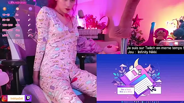 Snapshot of Indriya2x0 chatting on 02/13/25, 08:34 Indriya2x0 online show from 02/13/25, 08:34